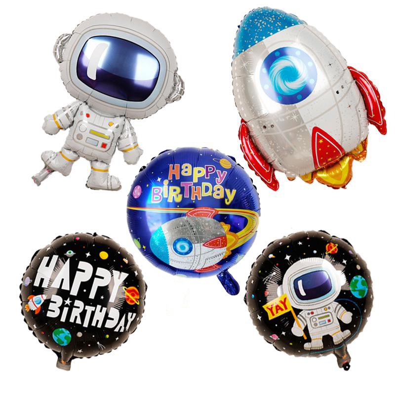 Balon Foil ASTRONAUT ROCKET JUMBO