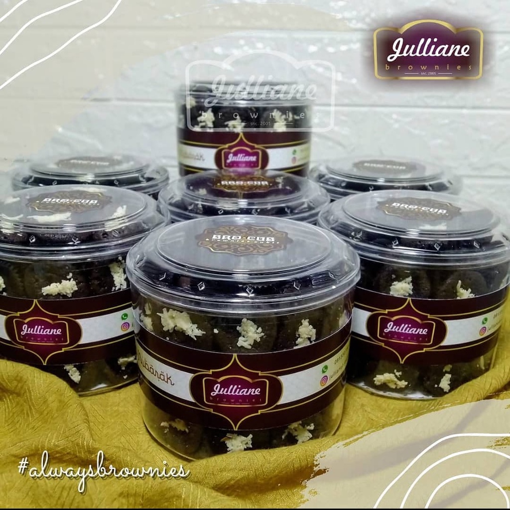 

BROCUB Brownies Panggang Mini Cup Rasa Cokelat 400gr