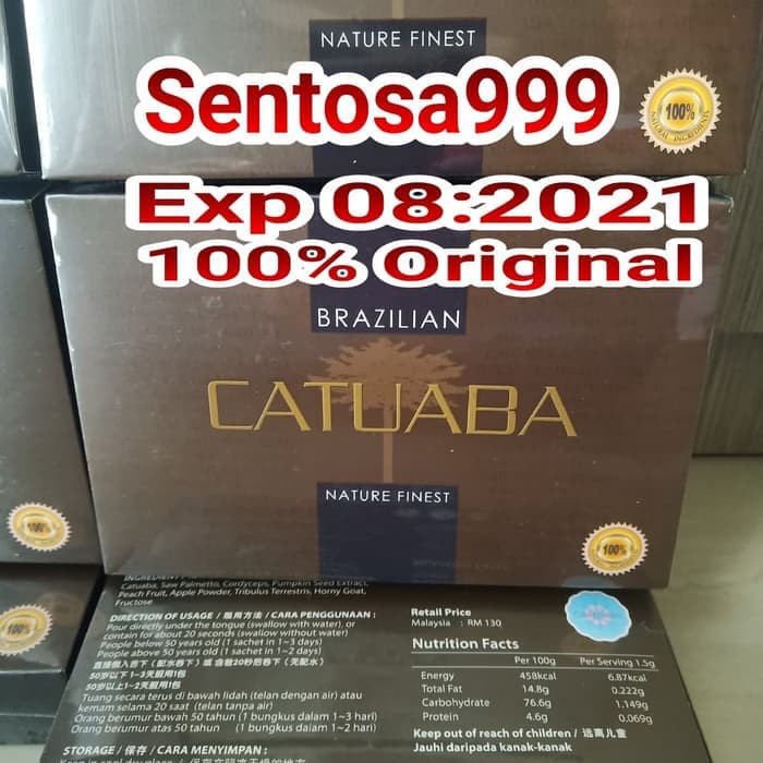 original BRAZILIAN CATUABA Asli Produk malaysia Bukan Caturex ampuh