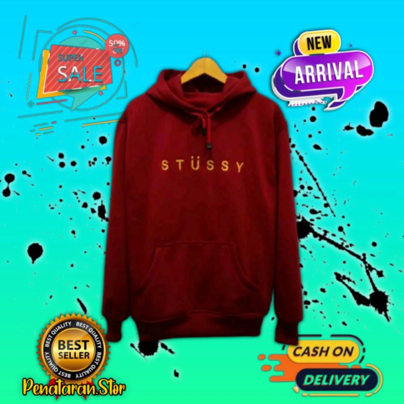 hoodie stussy pria | jaket stussy |  jaket pria