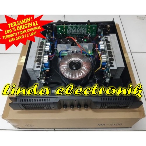 power megavox ma 4100 megavox ma4100 4 channel garansi resmi original