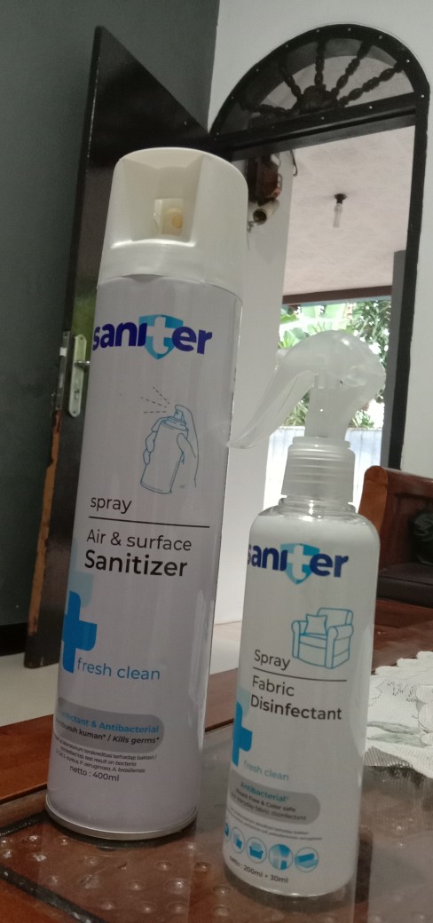 Saniter Fabric Disinfectant Disinfektan Spray 230 Ml