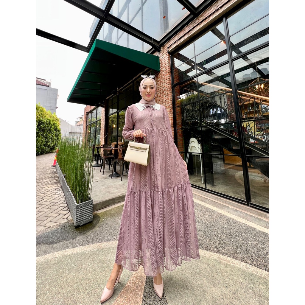 Dress Maulida Fashion Kekinian Gamis Tunik/ By Glamz