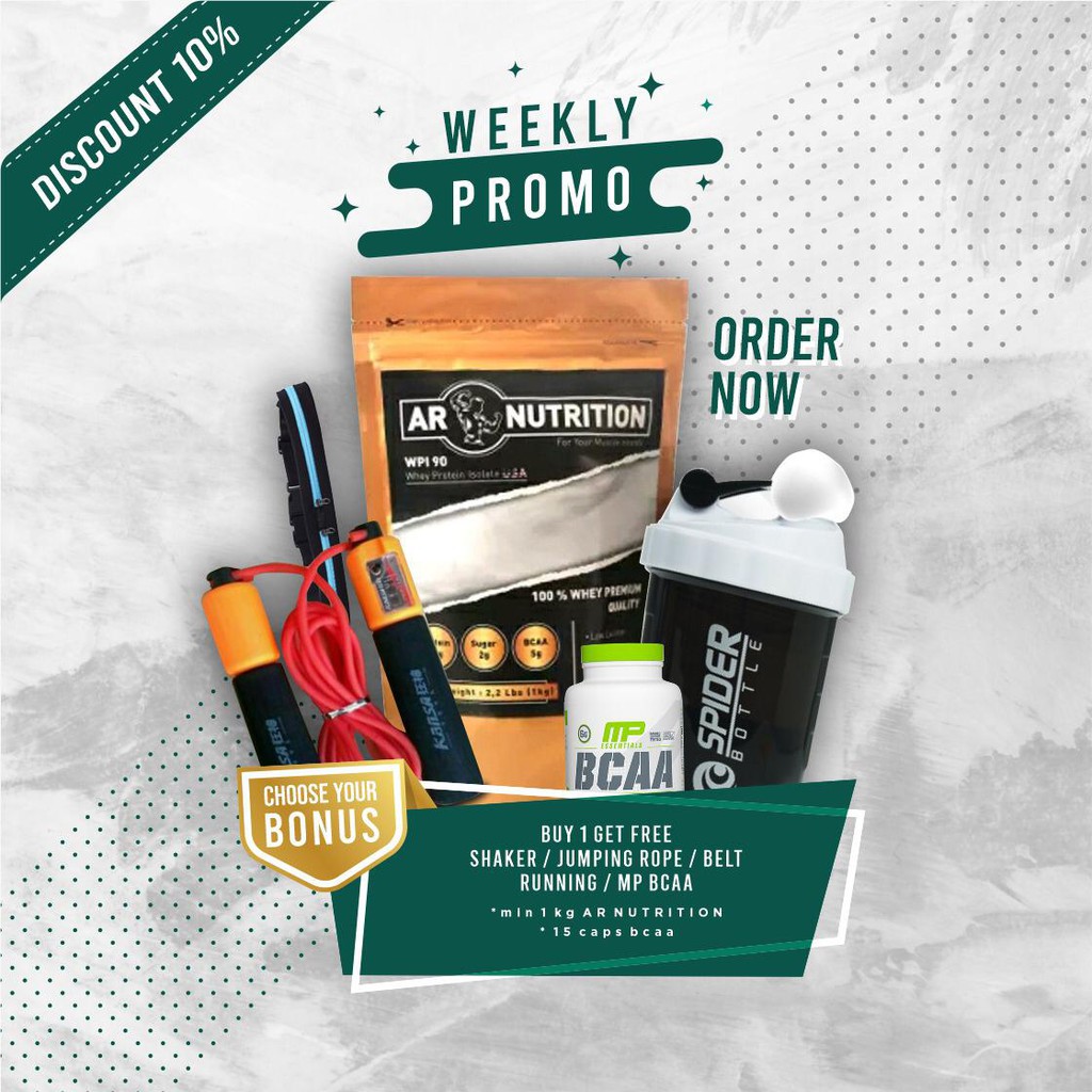 Whey Protein Isolate 90 USA AR Nutrition - Vanilla