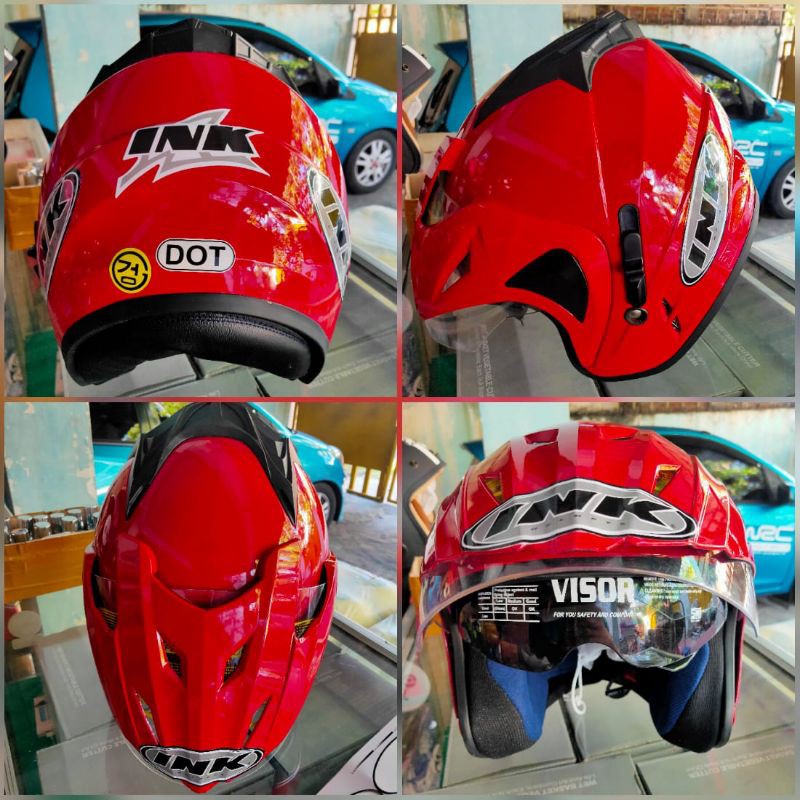 (COD) - HELM INK JP8 T1 DOUBLE VISOR KW