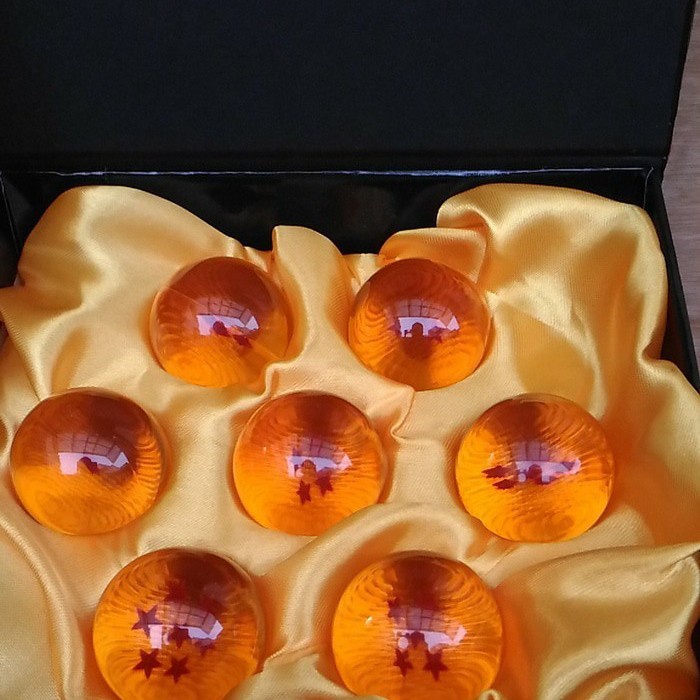 Figure Bola Naga Dragon Ball set 7 Bola kristal Dragonball