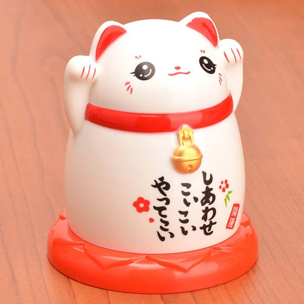 Rebuy Tempat Tusuk Gigi Kartun Jepang Organizer Dekorasi Meja Lucky Cat High Quality Dispenser