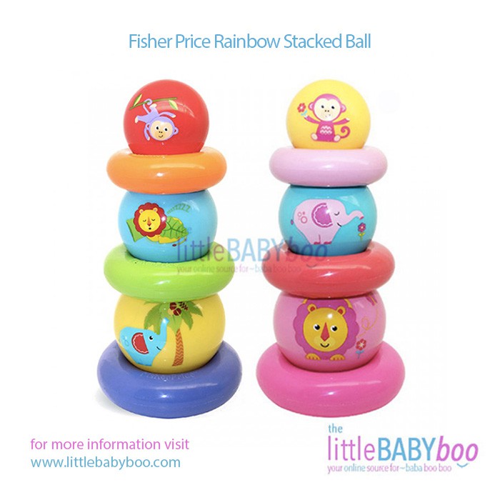 Fisher Price Rainbow Stacked Ball