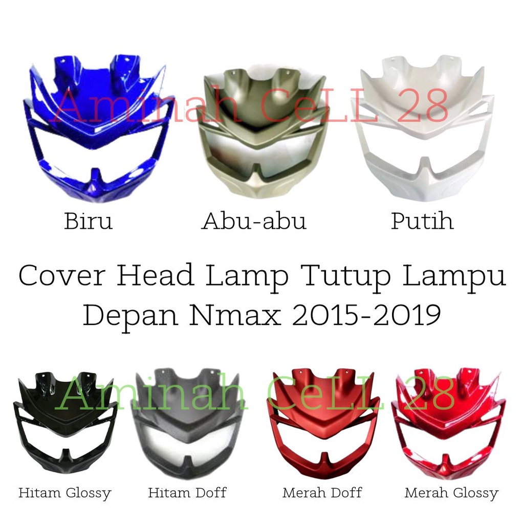 Cover Head Lamp / Tutup Lampu Depan Nmax 2015-2019
