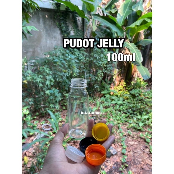 100ml PUDOT JELLY BOTOL KOSONG PLASTIK TESTER JUS KOPI TEH SUSU 100 ml