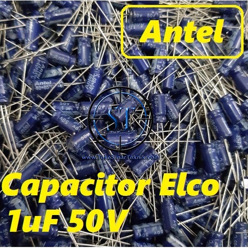 10 PCS Capasitor Elco 1uF 50v Kapasitor Elko Kecil 1 Micro 50v 1uF/50V 1uf 50V 1uf 50V 1Mikro 50v Isi 10