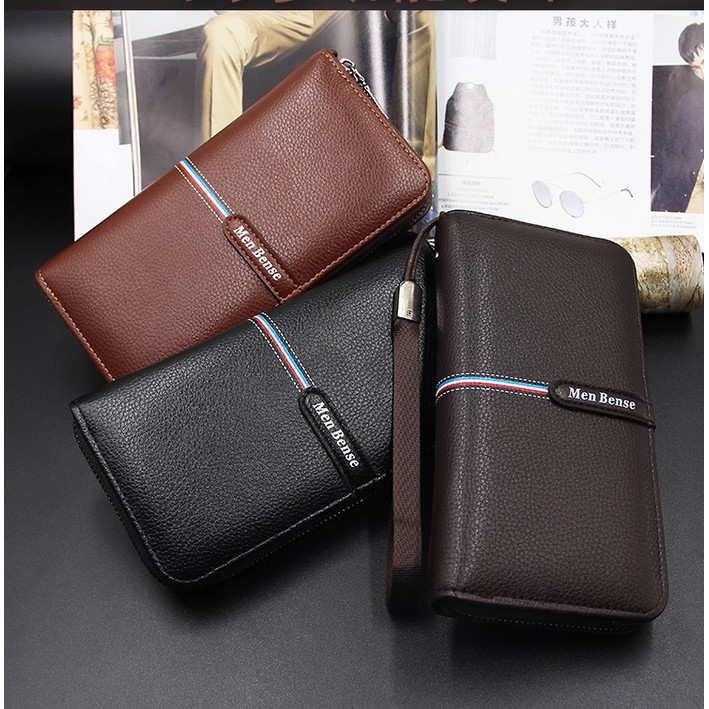 Dompet Panjang Kulit Import Men Bense 888