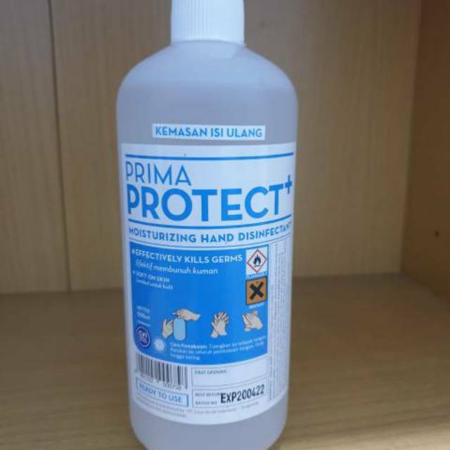 HAND SANITIZER MEREK PRIMA PROTECT 500 ML KEMASAN ISI ULANG ( MEDAN )