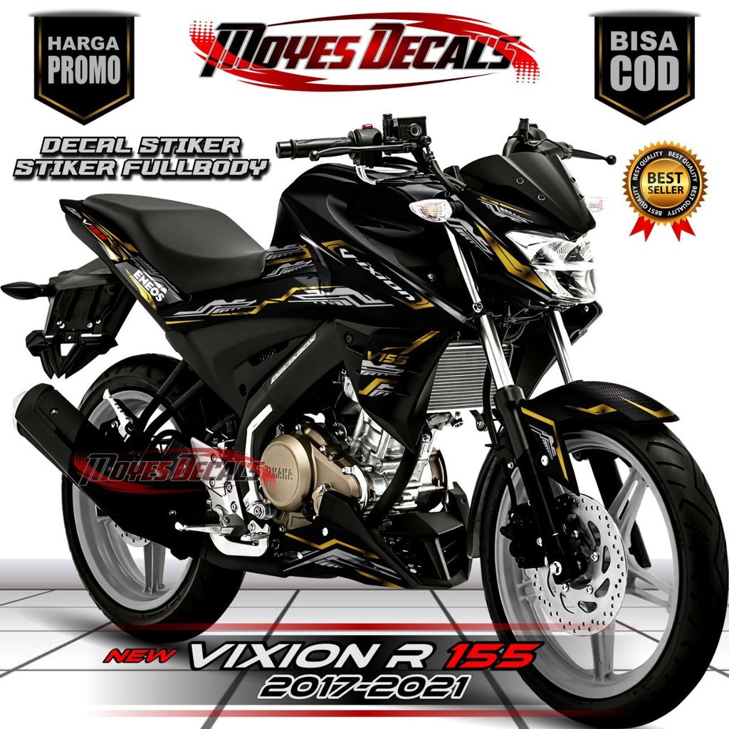 Decal  Stiker Vixion R Stiker Vareasi Vixion R  Decal Stiker Fullbody Vixion R Matrix lin 3 Warna