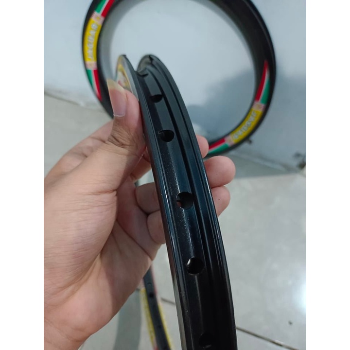 (Sepasang) Rims Velg Lipat Folding Seli 16 28 dan 32 Hole V brake Jaguar