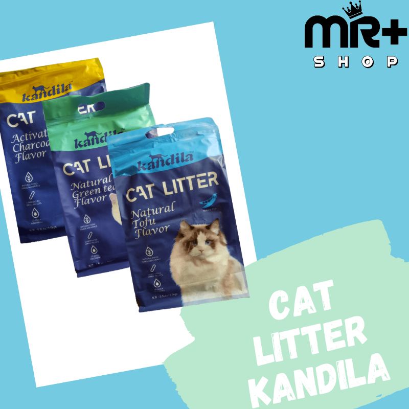 Kandila Soya Tofu Clump Cat Litter 5.5 Liter / 2,5kg Ramah Lingkungan