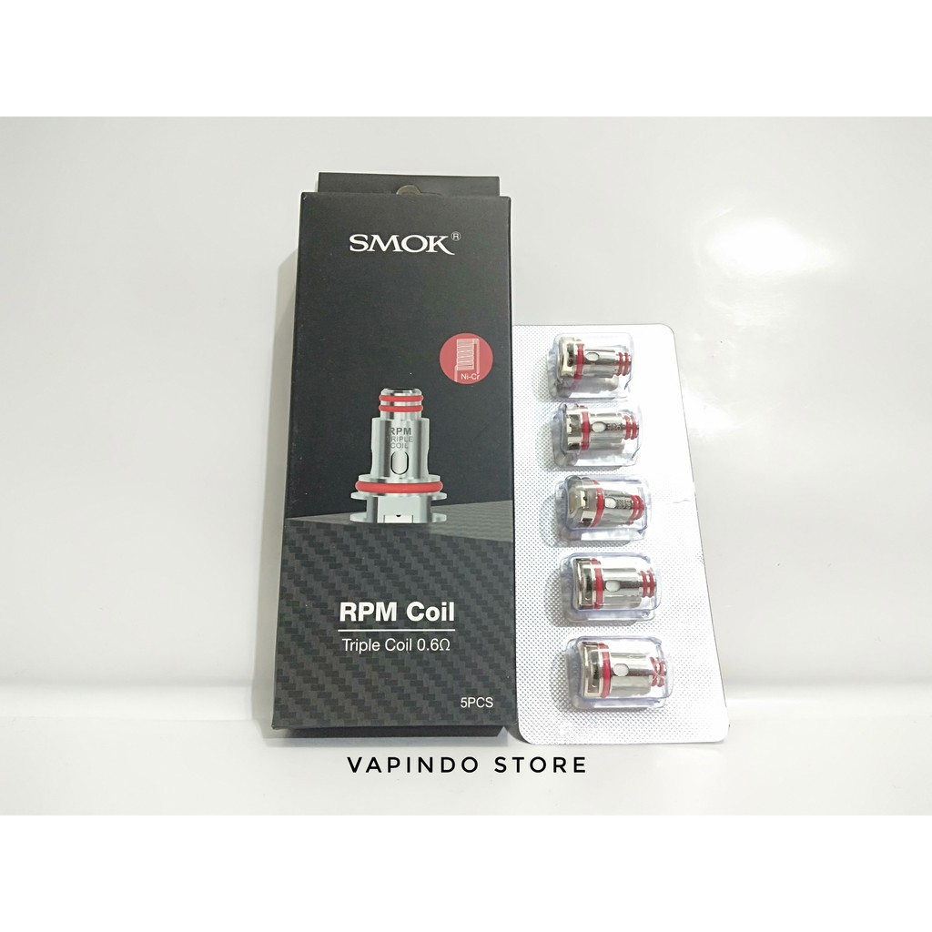 TRIPLE 0.6 COIL 0.6 OHM TRIPLE SMOK RPM 40 COIL REPLACEMENT AUTHENTIC
