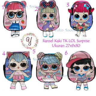 Tas Ransel TK Gambar LOL Dengan Aplikasi Kaki Shopee 