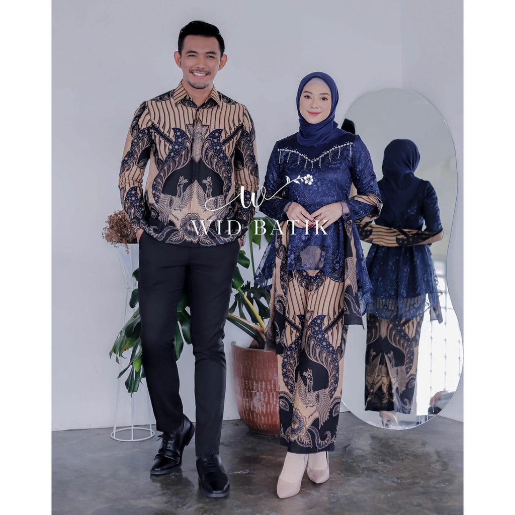 [PROMO] COUPLE BRUKAT SARIMBIT BRUKAT COUPLE KEBAYA WISUDA LAMARAN  KEBAY SET ROK BROKAT VELVET TULLE MUTIARA MODEL TERBARU