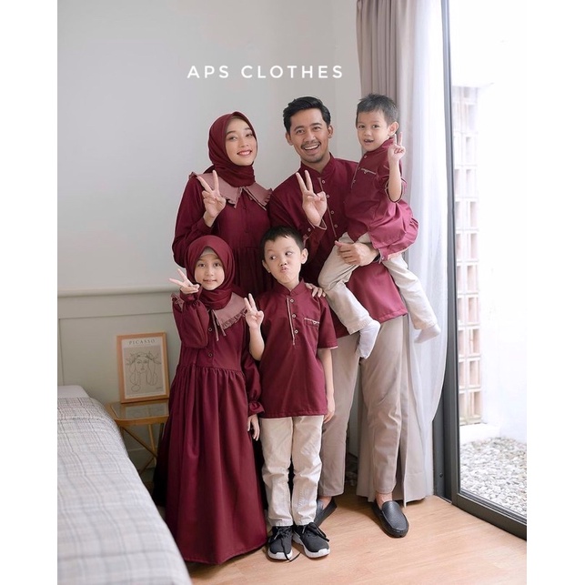 HANNA &amp; HANIF SARIMBIT SERIES (BURGUNDY)