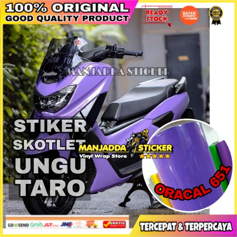 STIKER SKOTLET ORACAL 651 WARNA UNGU TARO