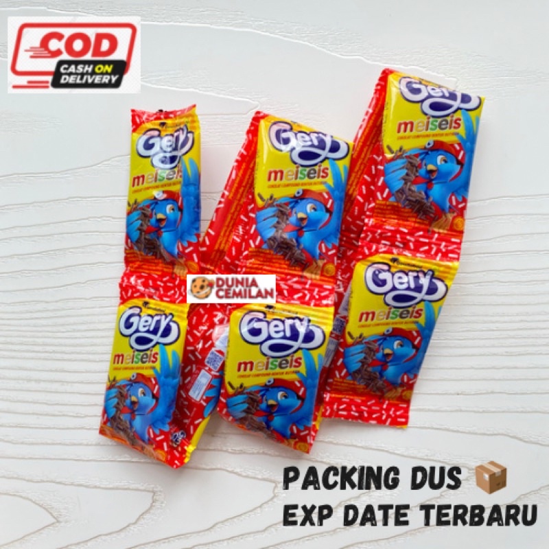 [TERMURAH!!] Gery Meiseis 10 Pcs @7gr - Meses Meises Coklat Garudafood