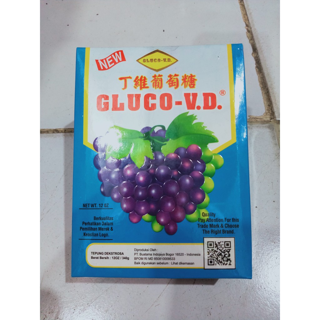 

Ay00! Gluco-V.D Gluco VD Glukosa Glucolin Gula Anggur
