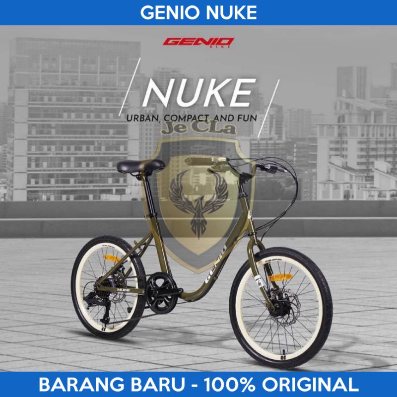 Sepeda Minion Minivelo GENIO NUKE 20 Inch 7 Speed