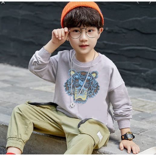 Kaos Anak Laki-Laki Lengan Panjang NKIDS Baseball usia 6-12 Tahun A6-LT4