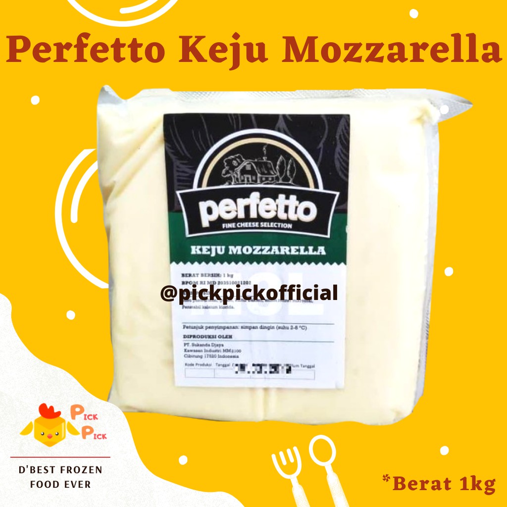 

Perfetto Keju Moazarella 1kg