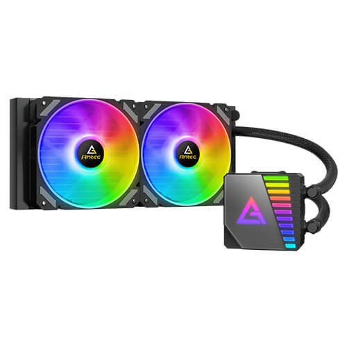 Antec Symphony 240 ARGB Liquid Cooler - Mirror ARGB Lighting Pump Head