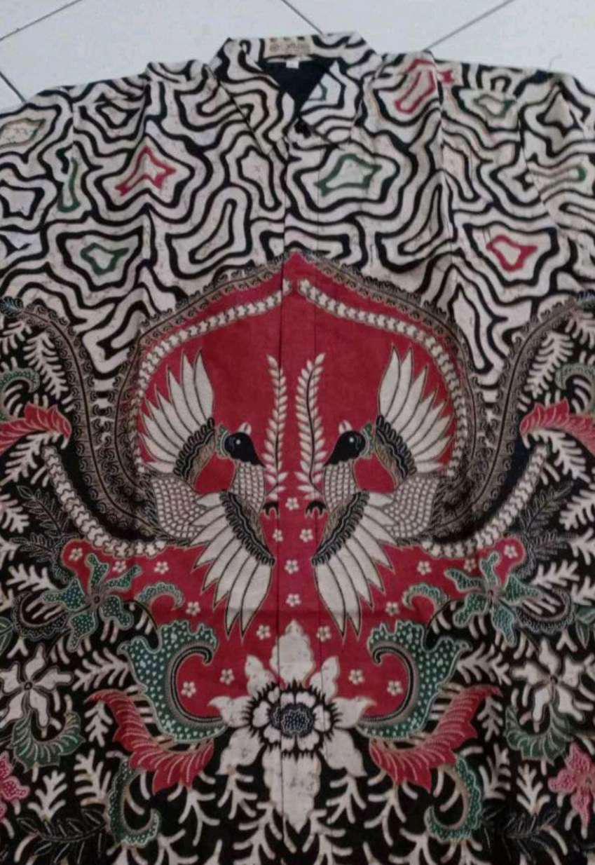 Batik Pria Lengan Panjang Reguler Fit Premium Full Furing Original Keratonan Solo Batik Aluna Pcw022