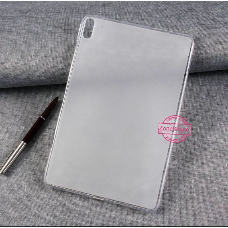 Case Huawei Matepad 10.4 MatePad R  Silicon Softcase Ultrathin Jelly Casing Cover Silikon Soft Clear pelindung Belakang Clear Bening Hitam