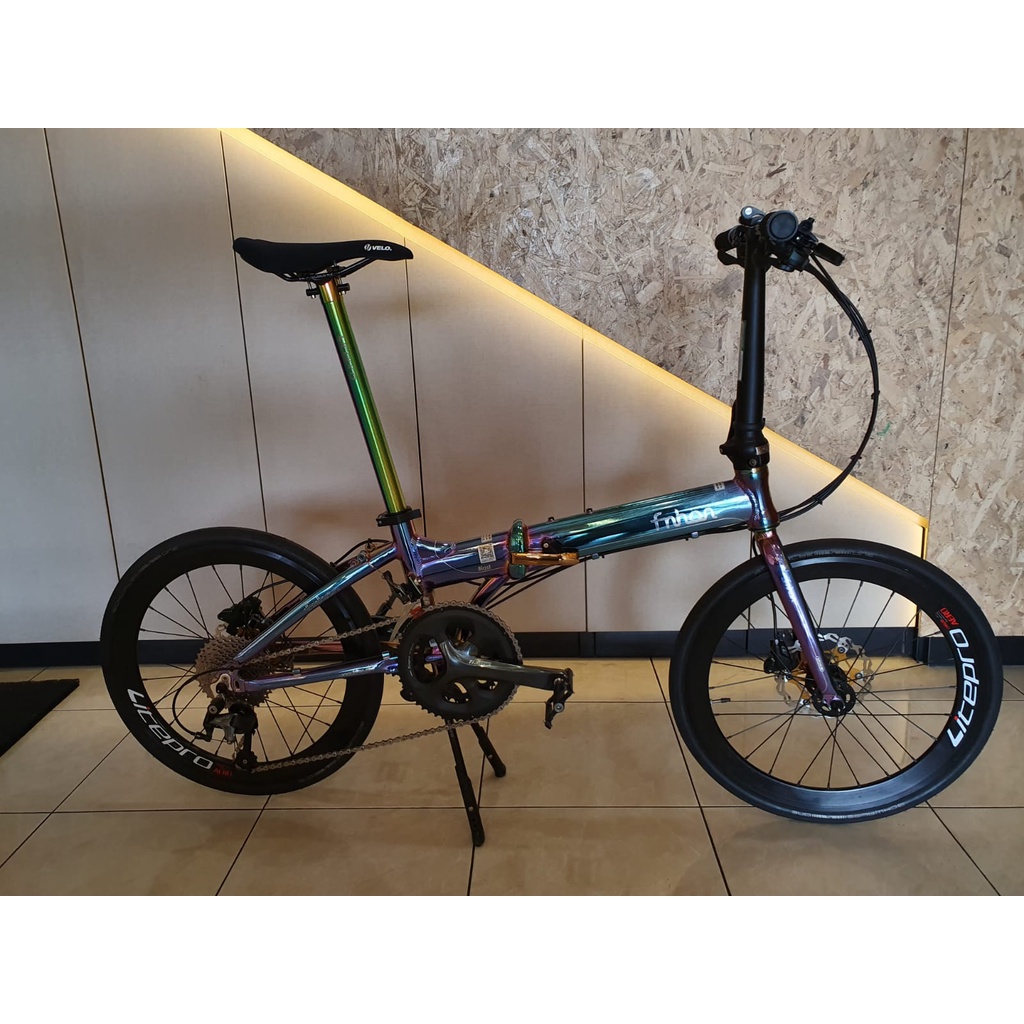 Fullbike Sepeda Lipat Fnhon Blast Rainbow Groupset Tiagra 2 x 10 Speed Grupset Seli