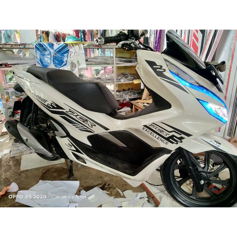 Stiker Pcx 150 / Stiker Pcx Body / Stiker Pcx Putih / Stiker Keren / Stiker Pcx Murah