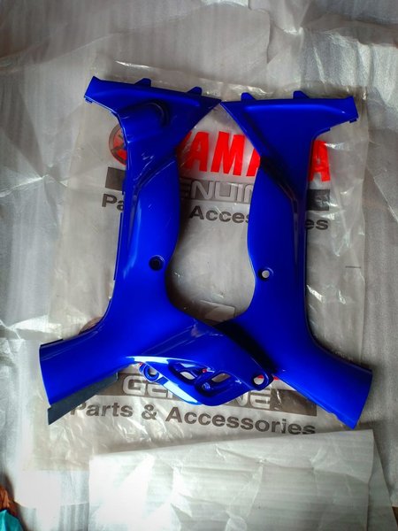 Sayap Dalam Legshield Yamaha Vega R old Original Cover lower Sayap dalam Vega r old biru Asli 5ER