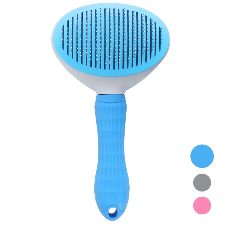 Sisir Hewan Peliharaan Sisir Kucing Anjing Hair Pet Brush with Button