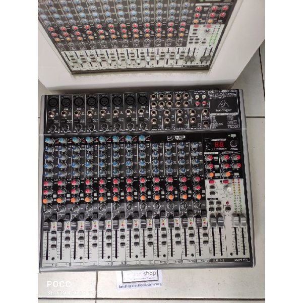Mixer Audio Behringer Xenyx X2222USB X2222 USB X 2222 USB Original New 16 Chanel Efek Digital Reverb