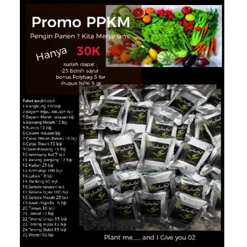Paket benih sayur hemat