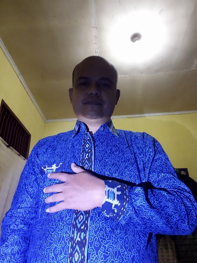 Baju Couple Keluarga Batik Kondangan Motif Mega Mendung Biru By Kangen Batik Pekalongan