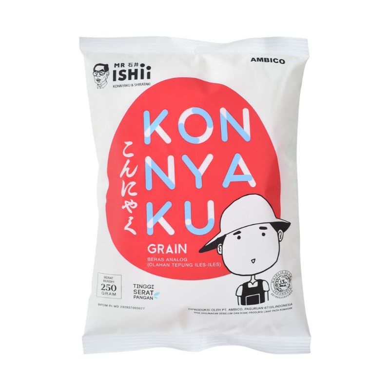 

Shirataki Konnyaku Rice Kecil 250g / Beras Diet konyaku Rendah Kalori - Beras Shirataki 250gr