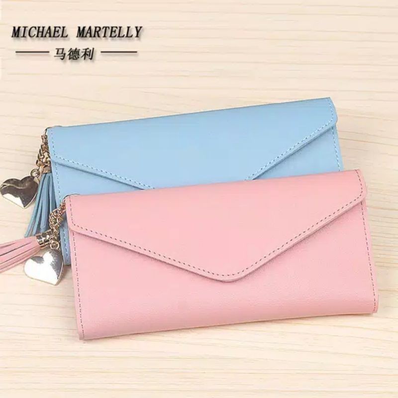 DOMPET LIPAT PANJANG WANITA IMPOR FASHION KOREA