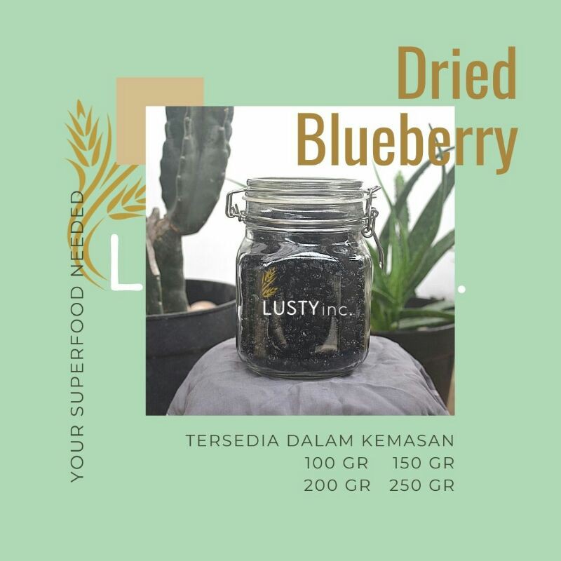 

Dried Blueberry 100gr