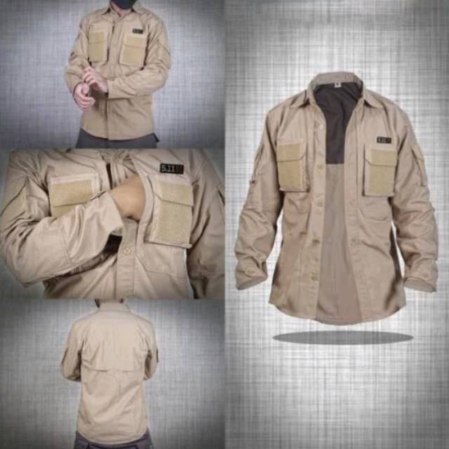 Kameja Tangan Panjang Tactical lapangan, Kemeja Outdoor