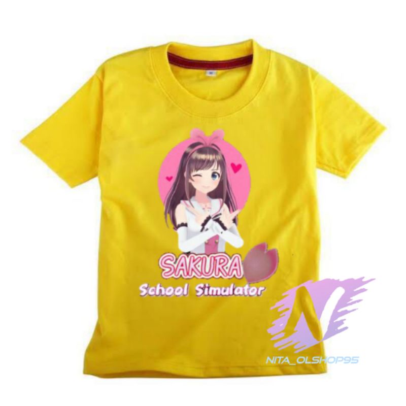 kaos sakura school simulator love terbaru kaos anak