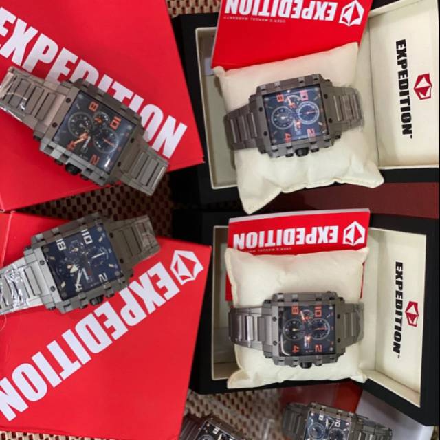 JAM TANGAN EXPEDITION ORIGINAL E6757 TITANIUM READY TERMURAH
