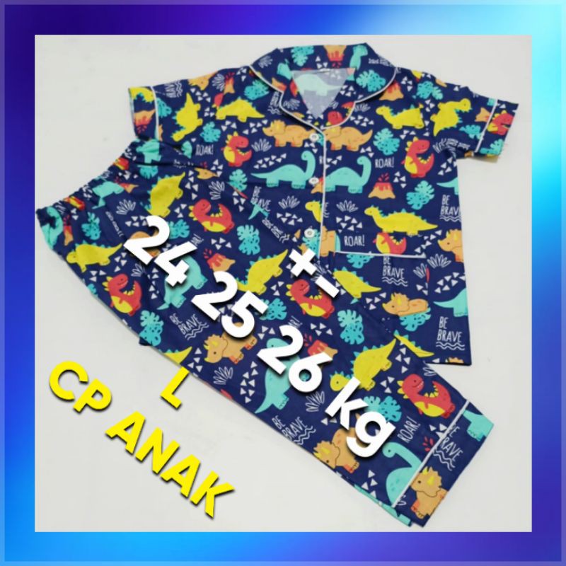 Piyama anak motif 1-10 tahun