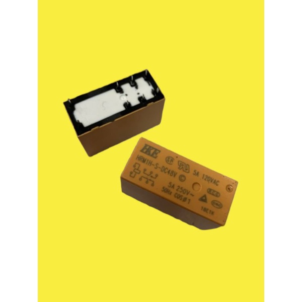 Relay 48V 48 V 48Volt 48 Volt HKE HRM1H-S-DC48V Kaki 8 Pin 8P