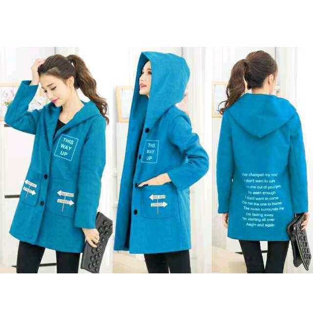Jaket Wanita Hoodie One Way Ladies Casual
