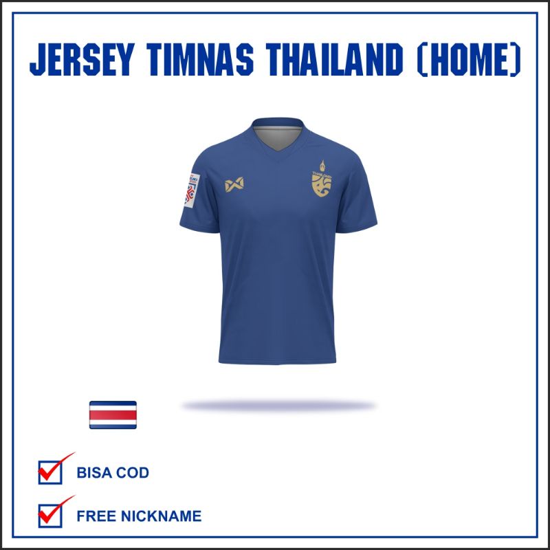 JERSEY TIMNAS THAILAND HOME 2021